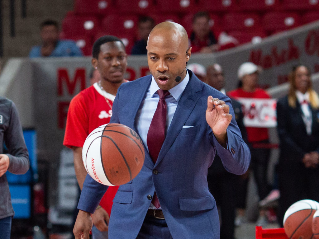 ESPN's Jay Williams looks like he could still play for Duke. (Photo by F. Carter Smith) 