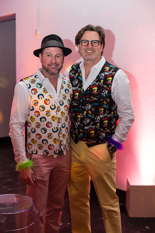 David LaDuke & Gary Hammett at Lawndale's A Kitschy Evening (Photo by Laura Burlton)