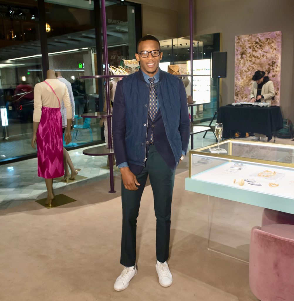 David Rochez at the Contemporary Arts Museum Houston gala kick-off at The Webster. (Photo by Emile C. Browne)