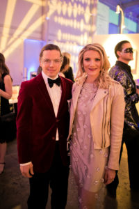 David Peck, Stephanie Cockrell at the 2018 Crystal Ball. (Photo by Morris Malakoff)