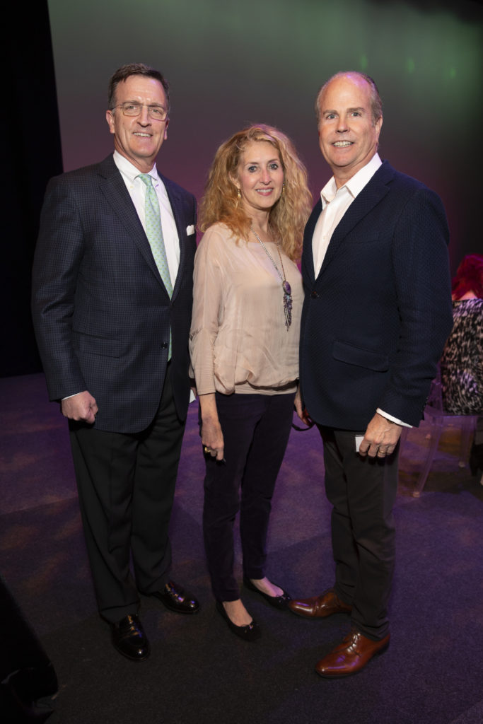 Dr. Thomas MacGillivray, Monica & Kevin King at Houston Methodist's The Society for Leading Medicine dinner at Houston Ballet Center for Dance. (Photo by Jenny Antill Clifton)