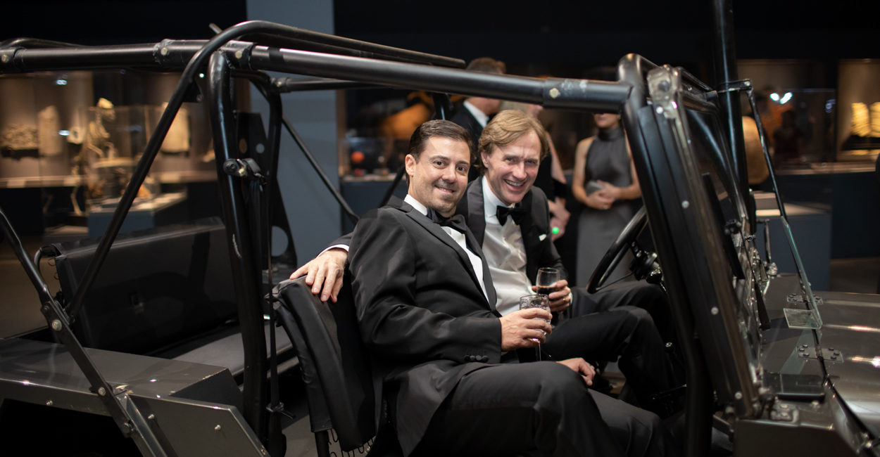 Ernie D. Cockrell and Bill Montgomery (Photo by Mike Rathke)