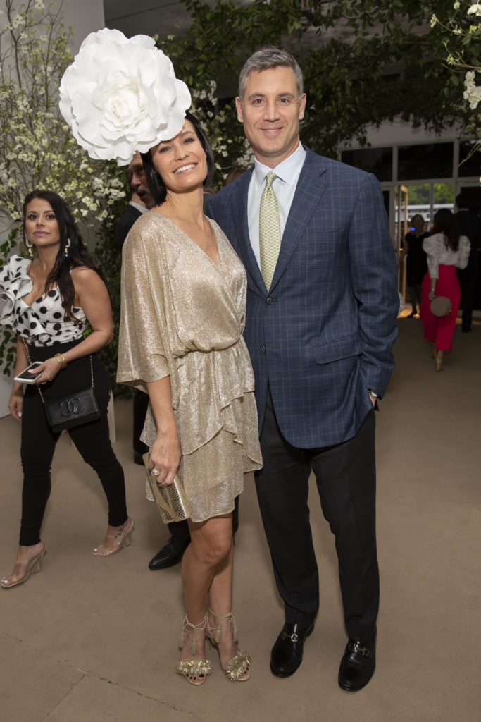 Francine & Westy Ballard at Studio Menil's Paper Ball (Photo by Jenny Antill Clifton)