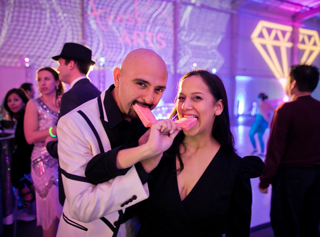 Gonzo247 & Carolyn Figueroa at the 2018 Crystal Ball. (Photo by Morris Malakoff)