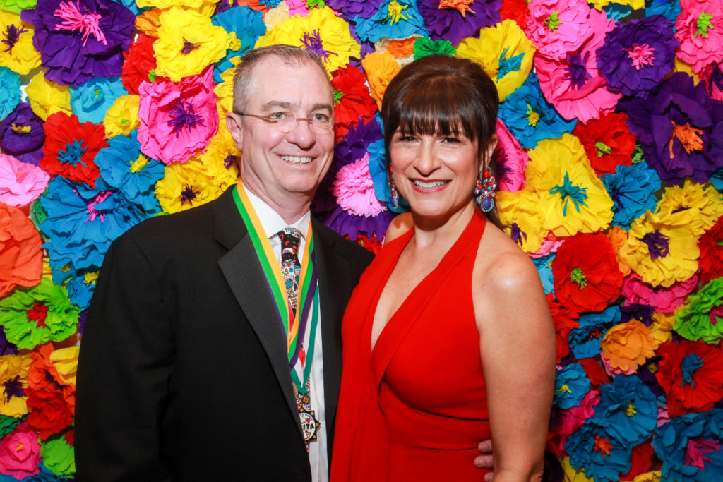 Gary and Deanna Barton at the San Luis Salute  in Galveston. (Gary Fountain Photo)a