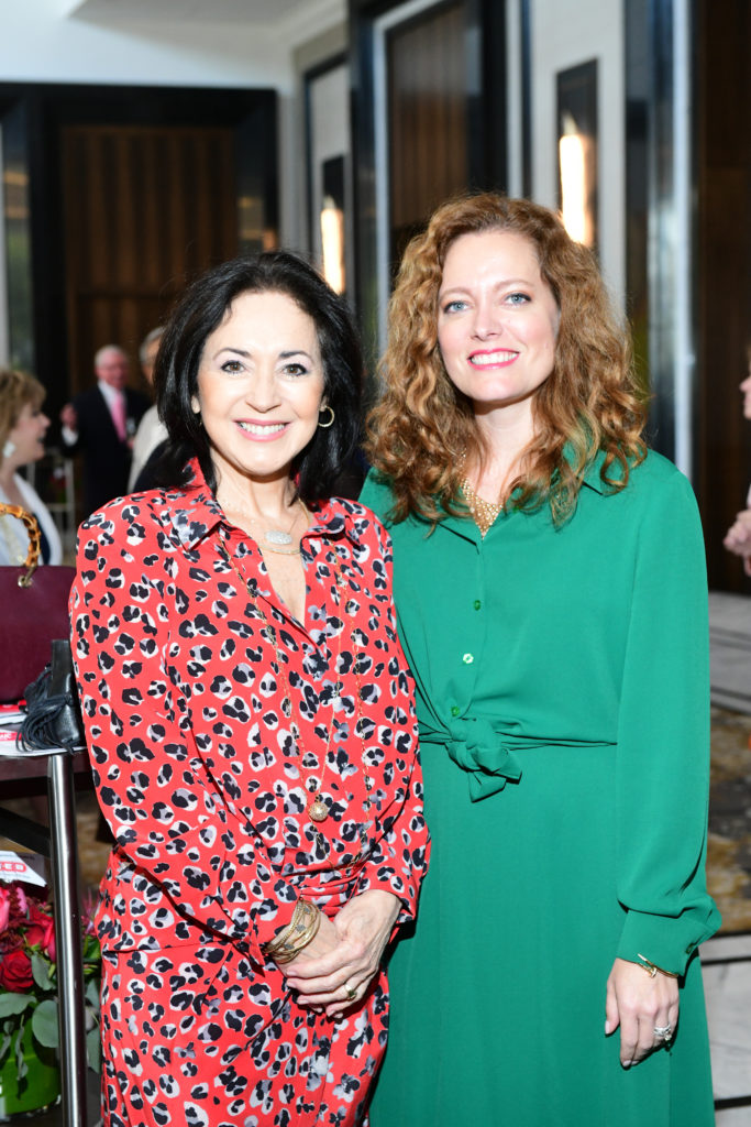 Gelines Chapa, Nikki Thomason  at the HARC Let's Talk luncheon at the Post Oak Hotel. (Photo by Daniel Ortiz)