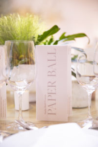 The night’s programs introduced the paper theme at Studio Menil’s Paper Ball. (Photo by Jenny Antill Clifton)