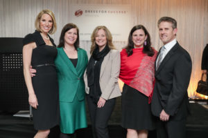 Ilona Carson, Lauren Levicki Courville, Pam Jesse, Kristi McCarthy, Eric Blumrosen (Photo by Johnny Than)