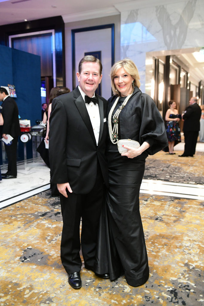 Jeff & Kathryn Smith at the TUTS 50th anniversary gala at the Post Oak Hotel. (Photo by Daniel Ortiz)
