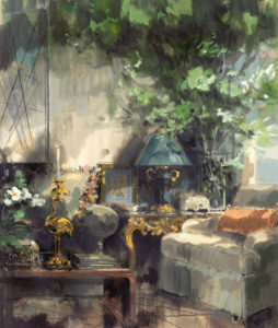 Jeremiah Goodman, Artist & Designer, Sitting Room, East Hampton