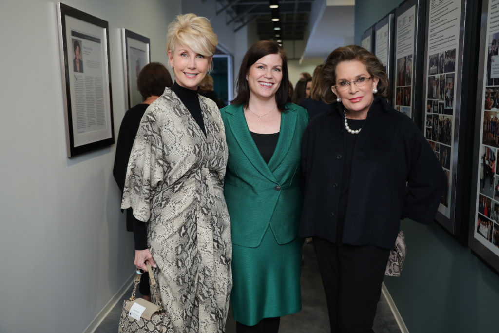 Jerri Moore, Lauren Levicki Courville, Berthica Fitzsimons at the Dress for Success Models of Success event. (Photo by Johnny Than)