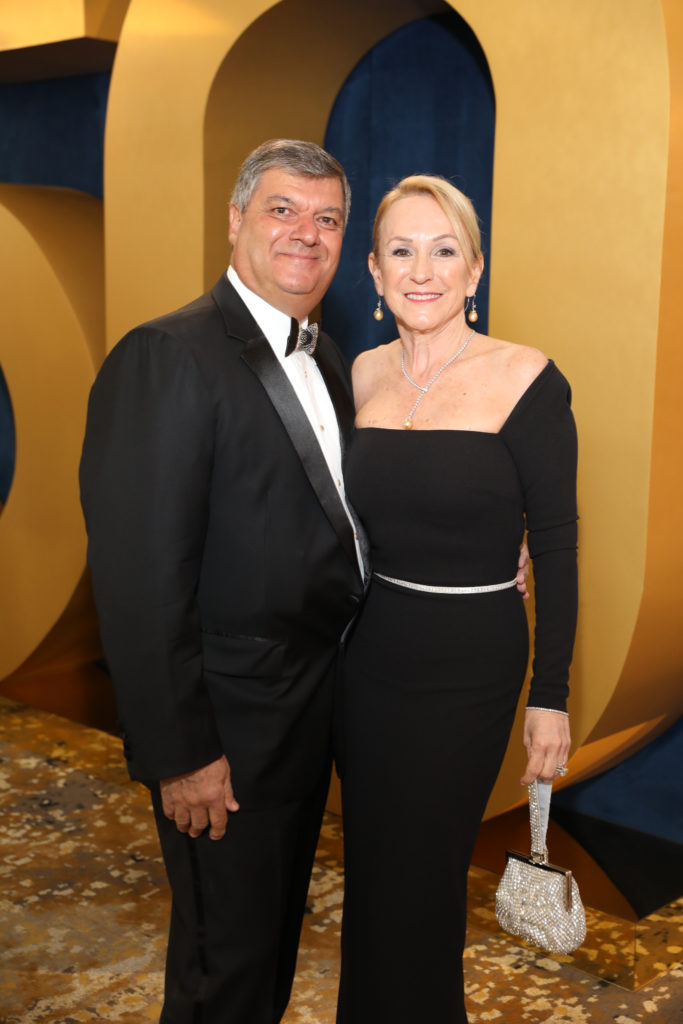 Jim & Debbie Venditto at the TUTS 50th anniversary gala at the Post Oak Hotel. (Photo by Priscilla Dickson)