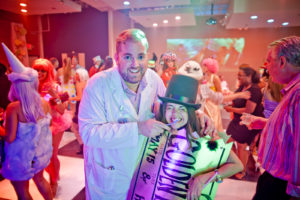 Jonathan Beitler, Nora Villarreal at the 2015 Gum Ball. (Photo by Morris Malakoff)