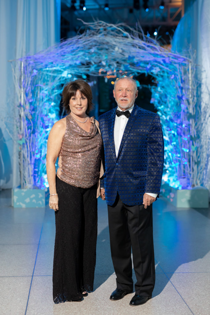 Kristi & George Lindahl at the Houston Museum of Natural Science gala, held at the museum. (Photo by Mike Rathke)