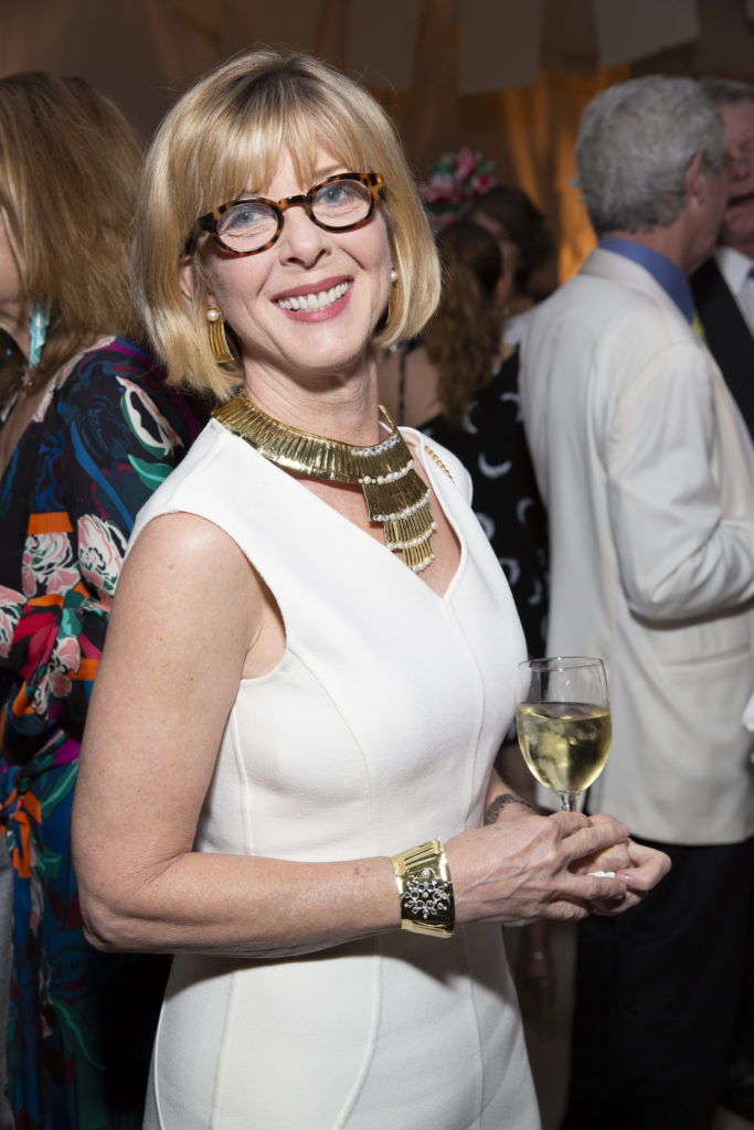 Marianna Brewster at Studio Menil's Paper Ball (Photo by Jenny Antill Clifton)