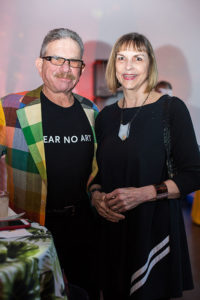 Marshal & Victoria Lightman at Lawndale’s A Kitschy Evening (Photo by Laura Burlton)