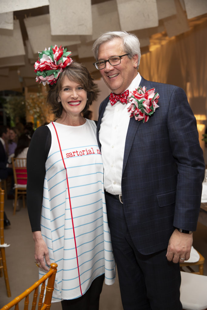 Melissa & Albert Grobmyer at Studio Menil's Paper Ball (Photo by Jenny Antill Clifton)