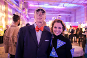 Michael Galbreath & Rainey Knudson at the 2018 Crystal Ball. (Photo by Morris Malakoff)