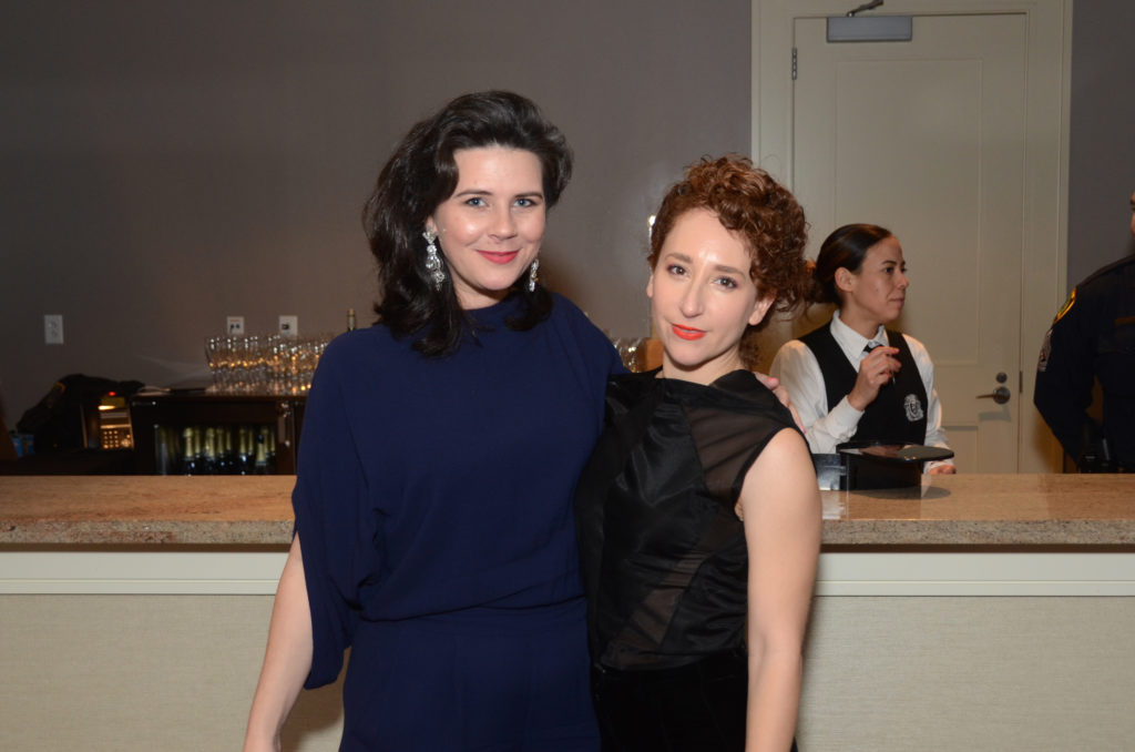 Molly Simpson, Debra Barrera at Houston Center for Photography 2019 Print Auction. (Photo by Roswitha Vogler)