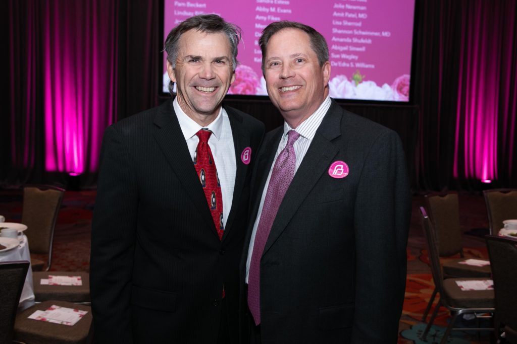 2019 Planned Parenthood Award recipients Dr. Mark Godat and Dr. Darrel Jordan.