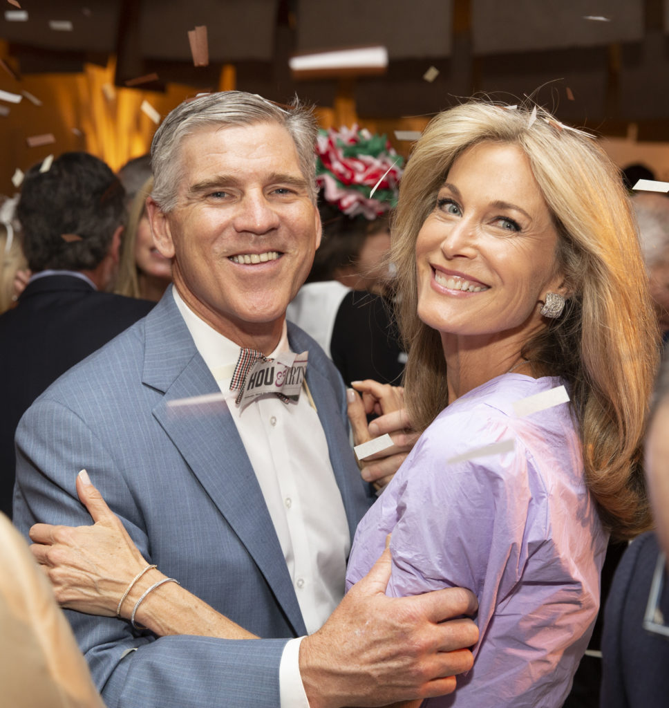 Paul & Janet Hobby at Studio Menil's Paper Ball (Photo by Jenny Antill Clifton)