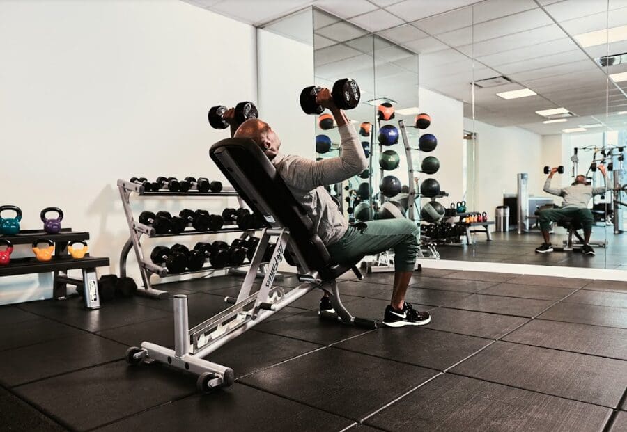 Get your exercise at Bleu Ciel or head over to the nearby Katy Trail. 