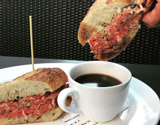 For those of you who can't handle a whole steak for lunch — the Colorado prime rib French dip. 