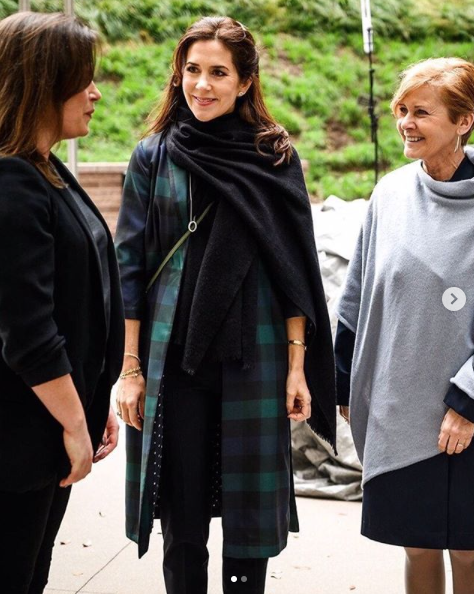 Crown Princess Mary of Denmark in Austin attends a Women in Leadership program and tours SXSW. (Instagram photo)