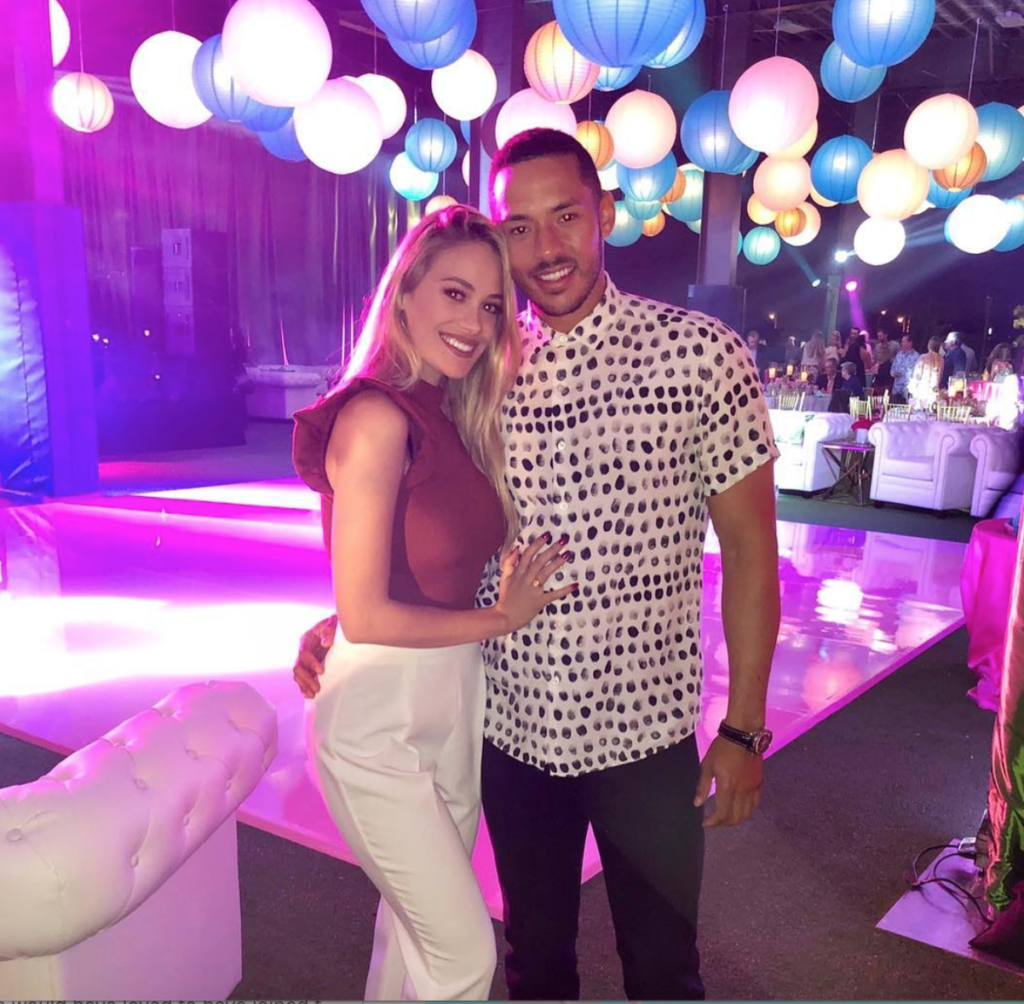 Daniella Rodriguez and her husband Carlos Correa at Whitney Crane's birthday party in Palm Beach.  (Instagram photo)