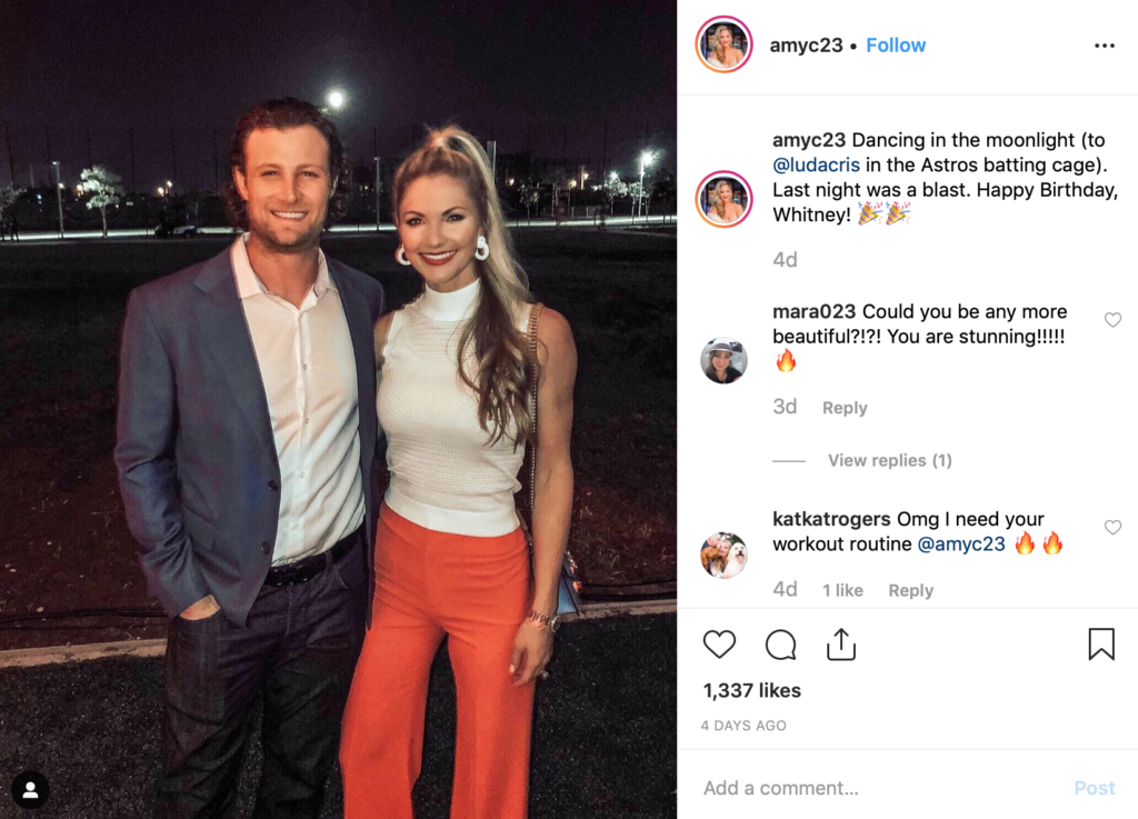 Gerrit & Amy Cole at Whitney Crane's birthday party in Palm Beach, Florida.  (Photo by Oona Beyer, Dragonfly Photography)