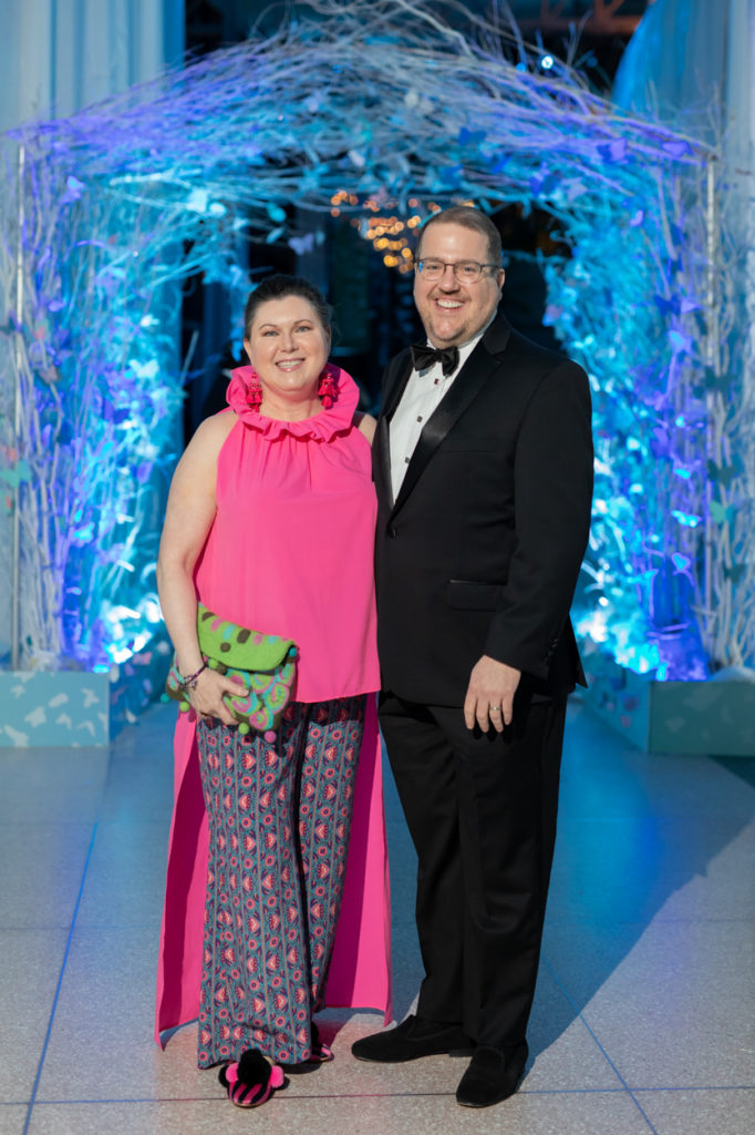 Shawn Stephens & Jim Jordan at the Houston Museum of Natural Science gala, held at the museum. (Photo by Mike Rathke)