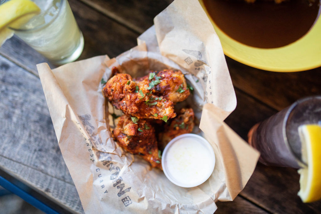 The Coo Coo Wings at Domo Alley-Gato are ideal late-night grub.