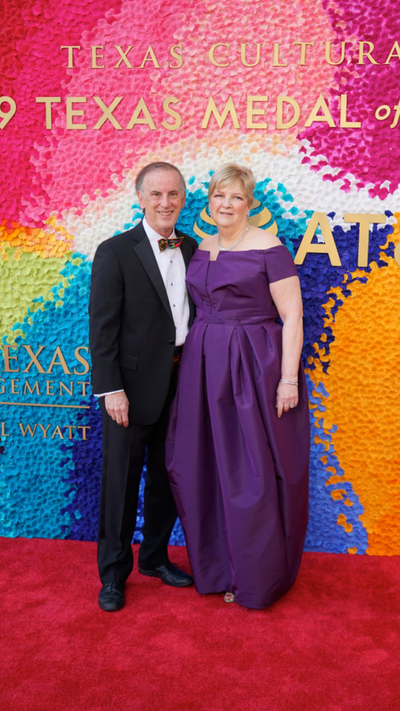 Jack & Leslie Blanton at the Texas Medal of Arts Awards in Austin. (Miguel Angel photo)