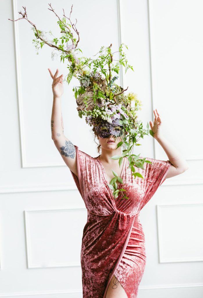 Floral art by Françoise Weeks