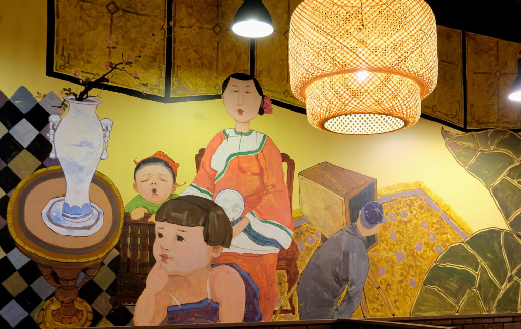  Wula Buhuan's mural is striking — and definitely Instagram worthy. (Photo by Mai Pham)