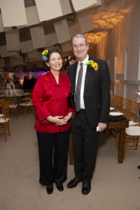 Zahira Véliz Bomford & David Bomford at Studio Menil’s Paper Ball (Photo by Jenny Antill Clifton)