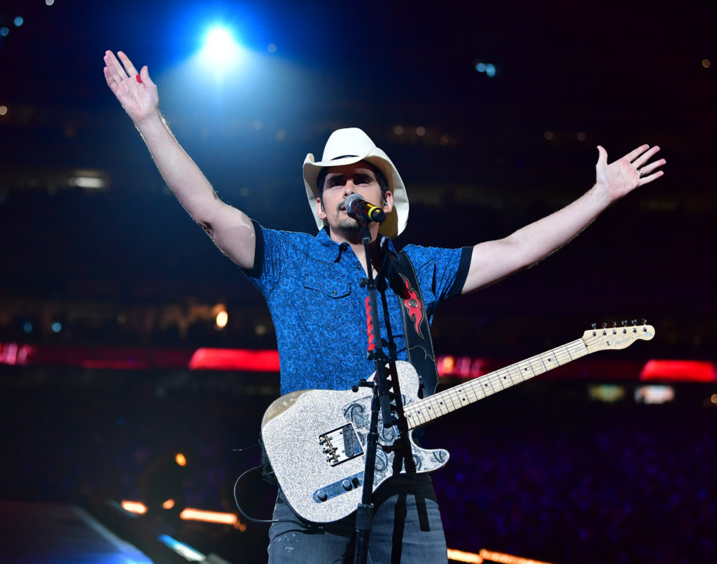 Brad Paisley is a now 14 time Houston Rodeo performer. He knows how to do it. (Photo courtesy Houston Livestock Show and Rodeo.)