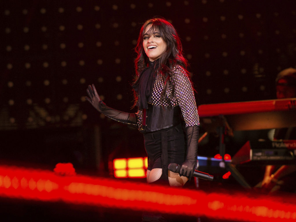 Camila Cabello played a range of her radio hits.  (Photo by F. Carter Smith )