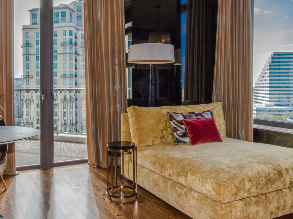 The 15th floor of The Vendome is excellent high-rise living. (Photo by Turtle Creek Association)