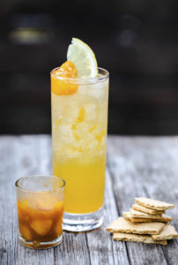 taste kitchen and bar peach cobbler cocktail (Photo by Jeremiah Jones)