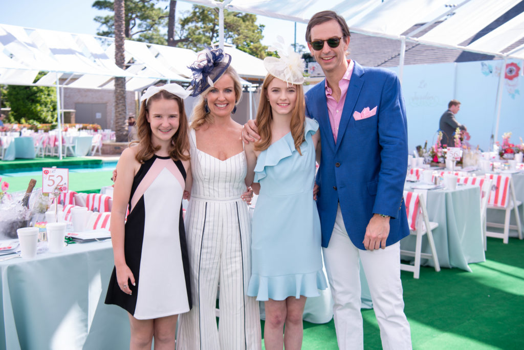 Ava Black, Jennifer Black, Sophia Black, John Black at the Tootsies ROCC Tennis Tournament Luncheon