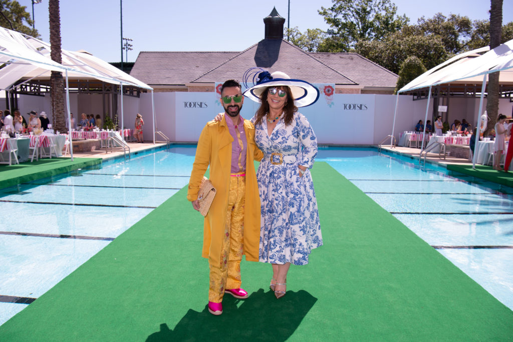 Fady Armanious, luncheon chair Terri Havens at Tootsies ROCC Tennis Tournament Luncheon