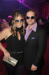 Sarah Morgan and Oscar Brown at the Alley Theatre 2017 ‘Into the Groove’ ball at Silver Street Studios. (Dave Rossman Photo)