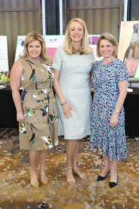 Kelli Weinzierl, Elaine Stolte, Kelley Lubanko at the Children’s Assessment Center Spirit of Spring luncheon.