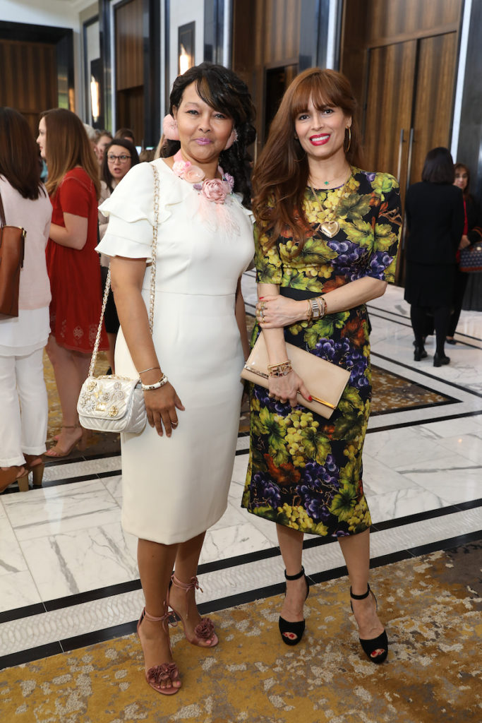 Wondy Weston, Karina Barbieri at the Children's Assessment Center Spirit of Spring luncheon.