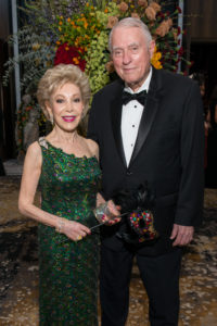 Margaret Alkek Williams and Jim Daniel at the Alley Theatre Ball. (Photo by Jacob Power)