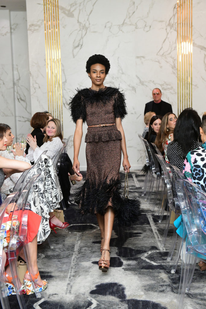 A selection of fall looks were included in the Michael Kors fashion luncheon at Saks Fifth Avenue. (Photo by Daniel Ortiz)