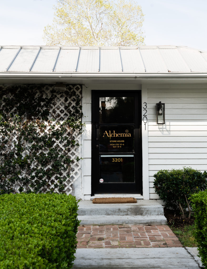 Clothing boutique Alchemia has a charming cottage fronting Westheimer at The Cottages at Matt Camron. (Photo by Jack Thompson)