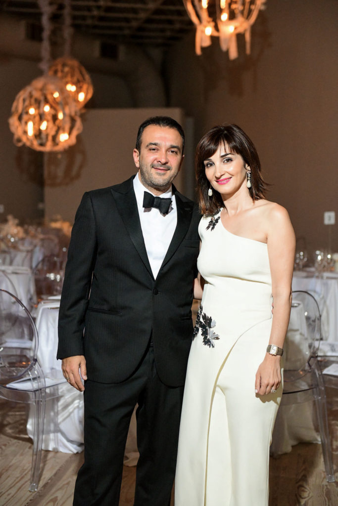 Co-chairs Ali & Haydeh Davoudi at the 2019 CAMH Gala and Art Auction (Photo by Daniel Ortiz)