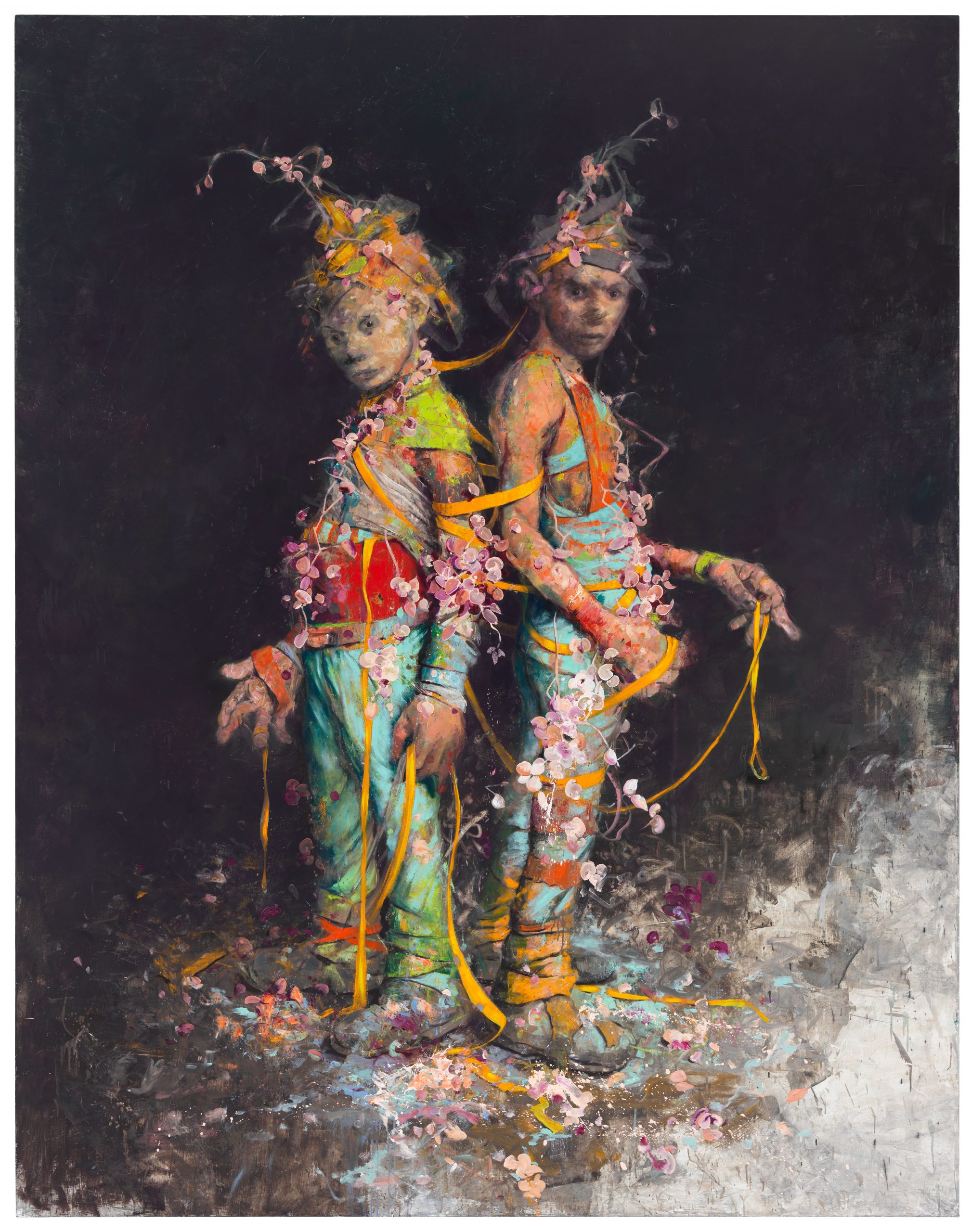 Jonas Burgert’s “Handler,” 2019, at Blain|Southern